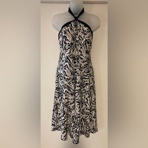 BCBG MaxAzria Black & White Zebra patterned Dress